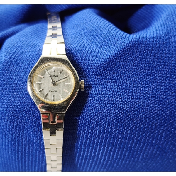 Silver-Tone Phasar Quartz Watch with Extra Watch Band Links