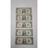 Image 1 : Series 2009, 2013, 2017 STAR $1 Federal Reserve Bank Notes - Face Value: $5.00