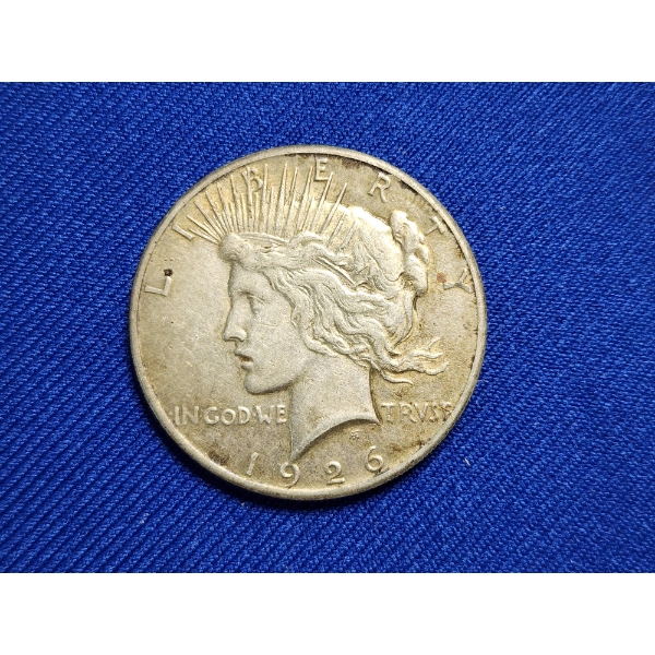 1926 Silver Peace Dollar - 90% Silver U.S. Dollar
