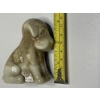 Image 9 : Adorable Degenhart Vintage Glass Dog Figurine- Lt Dapper Gray Slag