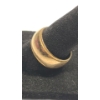 Image 2 : 14K Yellow Gold Domed Wedding Band - Size 7.5 - Weight: 7.3g