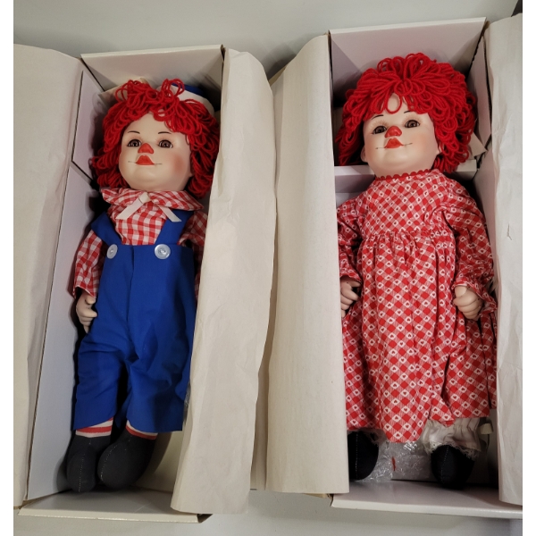 Marie Osmond Fine Porcelain Dolls - Twins Series - Limited Edition