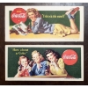 Image 1 : COCA COLA ADVERTISING BLOTTERS - VINTAGE 1952 & 54  10" X 4" BLOTTERS FEATURING LOVELY YOUNG LADIES 