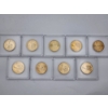 Image 8 : (9) Assorted U.S. Presidential Dollars In Cases  - FV: $9.00