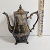 Image 3 : Vintage Silver Plated Cocktail Shaker Water Pitcher And Teapot Hollowware Lot - 6lbs
