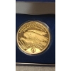 Image 7 : AACGS 1980-S PR64 Susan B. Anthony Dollar & 1933 24K Gold Layered Double Eagle Commemorative Coin