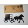 Image 1 : Home Interiors & Gifts: Horse and Buggy Metal Hangable Wall Art