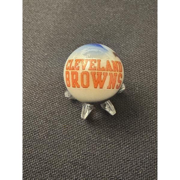 Vintage NFL Cleveland Browns Promotional Advertising Marble - Mint Condition