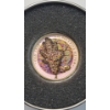 Image 4 : 2019 Mythical Forest Germania Mint 1 Troy Oz .9999 Fine Silver Bejeweled Oak Leaf - Mintage 142/500
