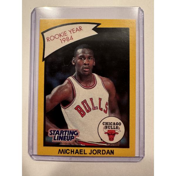 1990 Kenner Michael Jordan Card In Protective Holder - Mint Condition - Rare Coin - Outstanding Card