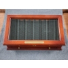 Image 1 : Nice Wooden Collectors Display Box With Viewing Window For Complete Proof Golden Dollars Collection