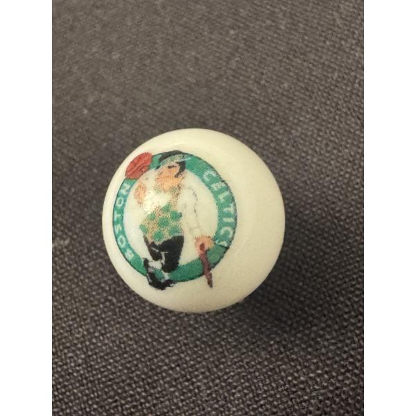 Vintage Boston Celtics Hand Painted Advertising Promotional Marble - Mint Condition