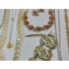 Image 9 : Large Lot of Assorted Costume Jewelry: Necklaces, Mickey Mouse Watch, Earrings, Bracelets, Pins