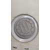 Image 4 : United States 1865 3 Cent Coin 