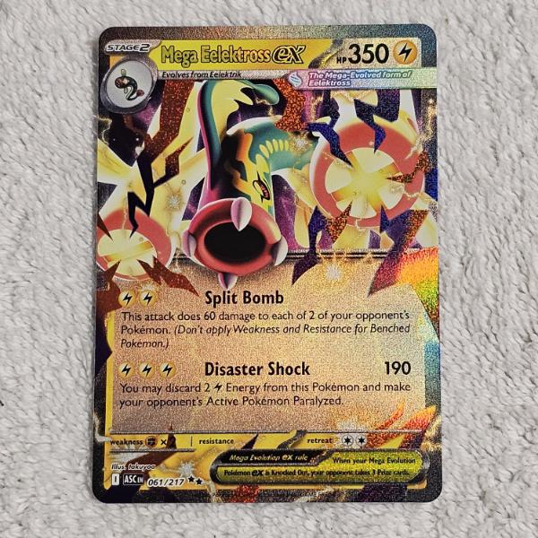 Pokémon TCG: Mega Eelektross EX Holo Ultra Rare 061/217