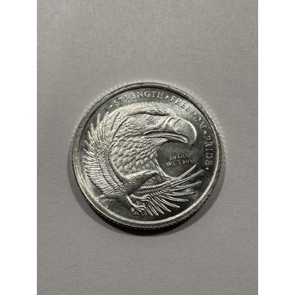 Rare 1/10th .999 Fine Silver Troy Ounce Coin By Golden State Mint - Mint Condition