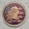 Image 1 : 1794 Flowing Hair Liberty America 250th Anniversary Colorized .999 Fine Copper Round - 5 oz AVDP