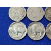 Image 9 : 6 U.S. Nickels: Liberty Head "V" Nickels: 1892, 1899, 1905 and Buffalo Nickels: x2 1936 and 1924