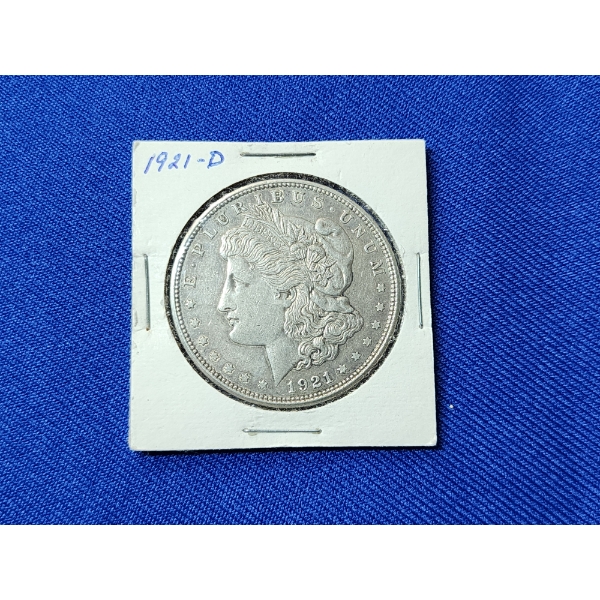 1921-D Morgan Silver Dollar - Nice Higher-Grade Coin