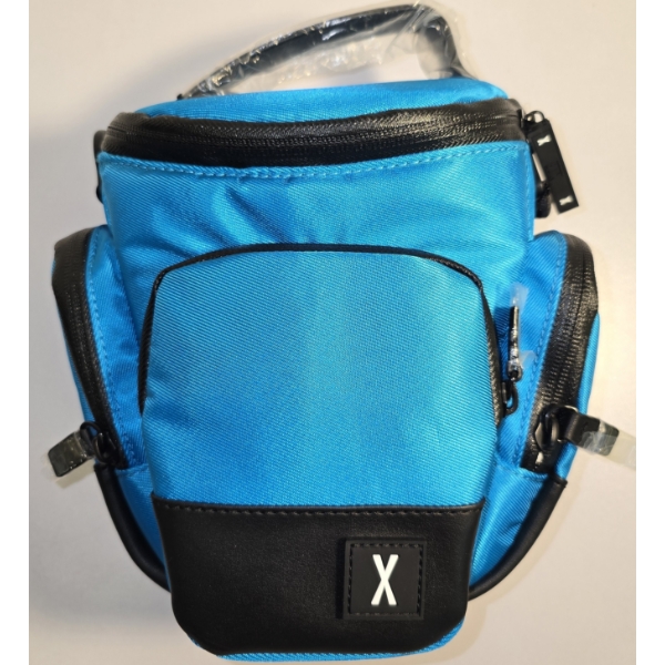 Small Blue Padded Camera Bag - 9x5x8