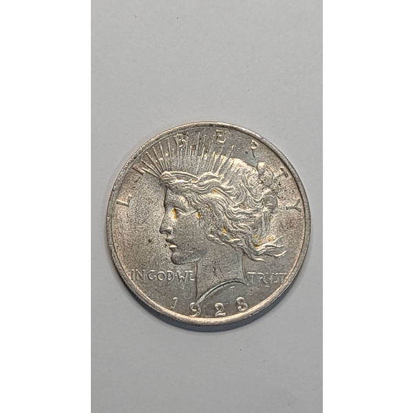 United States 1923 90% Silver Peace Dollar 