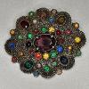 Image 8 : Three 1920-1960's Classic Vintage Costume Jewelry Brooches