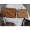 Image 6 : Vintage Collectables Including Coin Bank, Blocks, Lighter, Handmade Dolls, Wood Cover Books & More