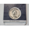 Image 3 : 2016 Antique Edition The Kraken Queen 1 Troy oz .999 Fine Silver Round in Nice Display Slab