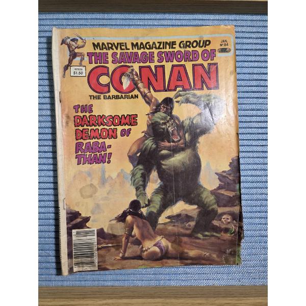Jan. 1984 Conan Marvel Comic In Good Condition