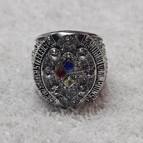 2008 Pittsburgh Steelers NFL Super Bowl XLIII Championship Ben Roethlisberger #7 - Ring Size 11