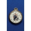 Image 3 : Waltham Norman Rockwell Collection Swiss Made Quartz Pocket Watch & Brass Picture Locket