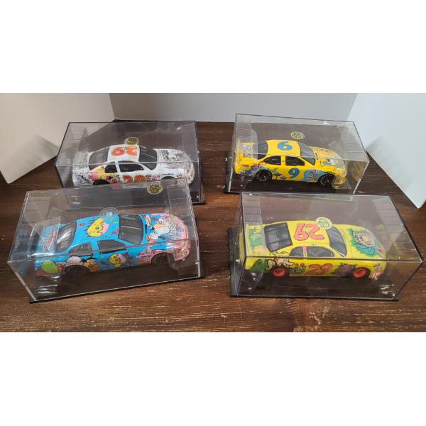 (4) The Revell Collection 1:24 Scale Cars FT Cartoon Network, Lake Speed, Jerry Nadeau & Steve Griss