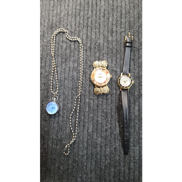 Assorted Watches Including Watch Necklace *Untested* 
