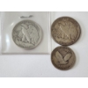 Image 5 : (3) 90% Silver U.S. Coins: 1943 & 1942 Walking Liberty Half Dollars, 1925 Standing Liberty Quarter 