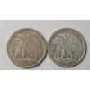 Image 2 : United States 1942 & 1945 Walking Liberty 90% Silver Half Dollars - Face Value: $1.00