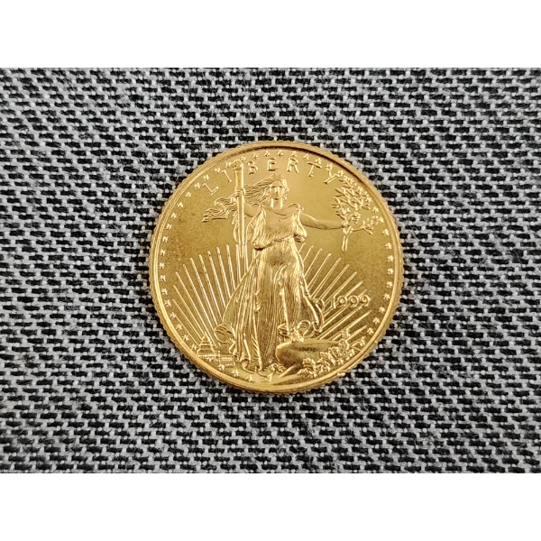 1999 American 1/4 Oz Fine Gold $10 Eagle in Impeccable Condition!