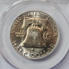 Image 4 : PCGS Graded MS64 United States 1954-D 90% Silver Franklin Half Dollar