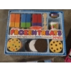 Image 3 : All New, Two Frozen Toy Storage Boxes, Locker Shelf, 24 Piece Wood Food Set & More