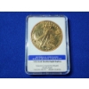 Image 1 : 1933 Gold Double Eagle REPLICA - CU Layered in 24K Gold Proof Copy Coin
