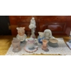 Image 1 : Porcelain Figural Group - 9 Pcs As Shown - See PIcs
