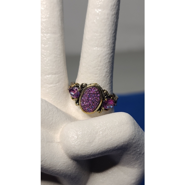 Women's Sterling Silver Ring - Size: 12 - Total Weight: 5.6g