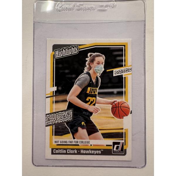 2024 Caitlin Clark Panini ROOKIE Basketball Card - Mint Condition In Protective Holder - Exceptional