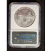 Image 3 : 2001 American 1 Oz Silver Eagle Graded MS69 by NGC 
