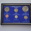 Image 1 : Presidential -Type Set: Framed Collection of Six U.S. Coins with Notable Presidential Quotations 
