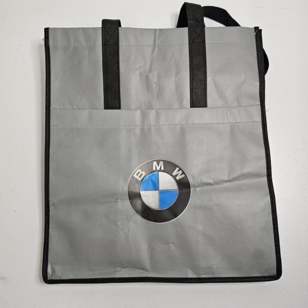 HANDY and DURABLE!!! Grey BMW Promotional Eco-Friendly Tote Bag - Condition: Like New
