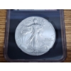 Image 2 : NGC MS70 2021 Silver American Eagle - Eagle Landing T-2 - FDOI - Signed - 1 oz .999 Fine Silver