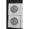Image 4 : (6) Walking Liberty 90% Silver Half Dollars 1934, 1936-D, 1936, 1939, 1942-S & 1942 Face Value: $3