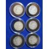 Image 6 : x6 Assorted Years 90% Silver Walking Liberty Half Dollars in Capsules FV: $3.00