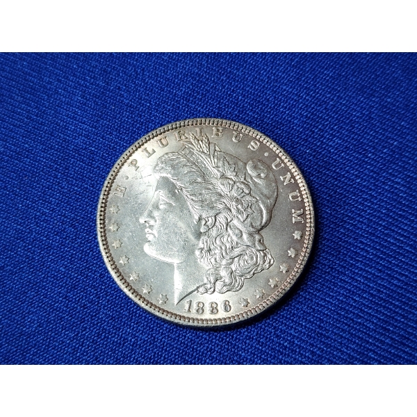 Stunning 1886 90% Silver Morgan Dollar