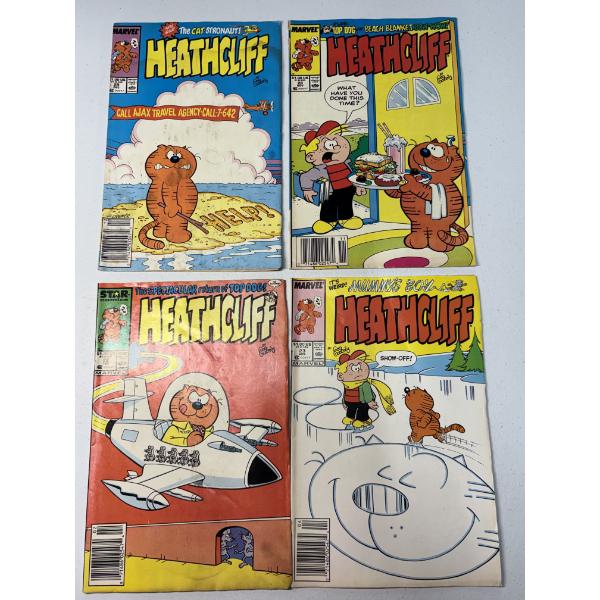4 Vintage 1988 Heathcliff Comic Books
